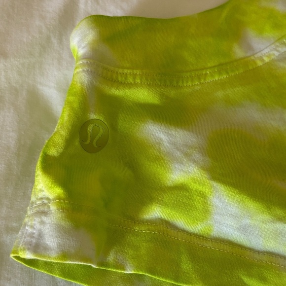Lululemon Athletica Lime Tie-Dye Tank Top - Picture 3 of 5